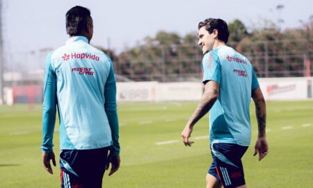 Bruno Henrique e Pedro do Flamengo