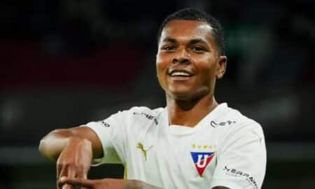 Bryan Ramí­rez, atacante da LDU — Foto Divulgação LDU