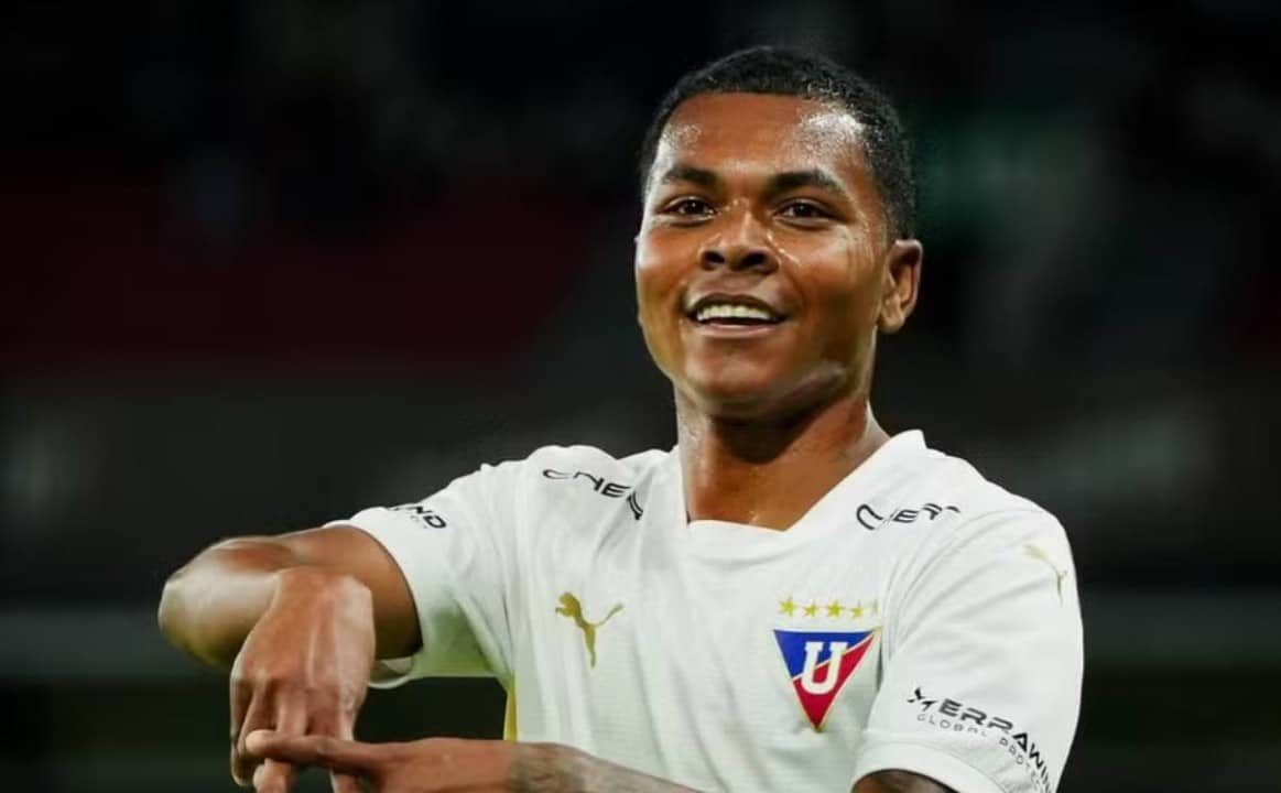 Bryan Ramí­rez, atacante da LDU — Foto Divulgação LDU