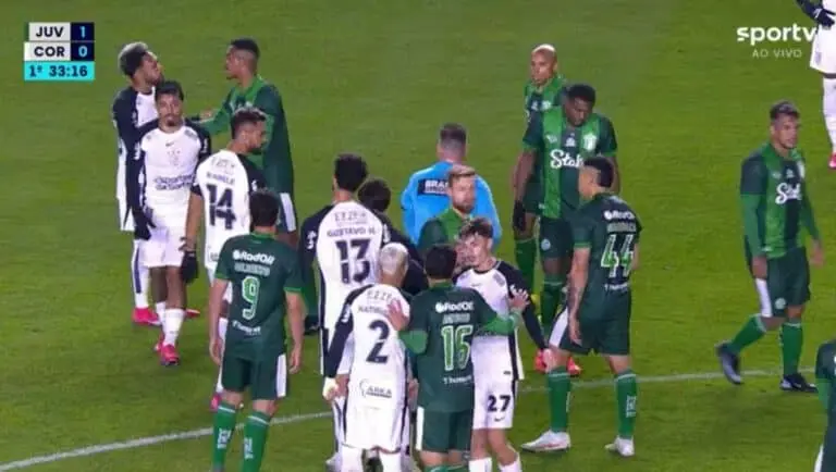 Cartões Jogo Corinthians x Juventude