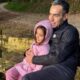 Cesar Tralli e a filha Manuella