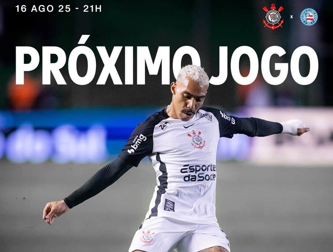Corinthians x Bahia pelo brasileirão 2025