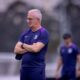 Dorival Júnior observa treino do Corinthians