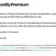 E-mail que o Spotify enviará aos assinantes do Premium sobre o reajuste