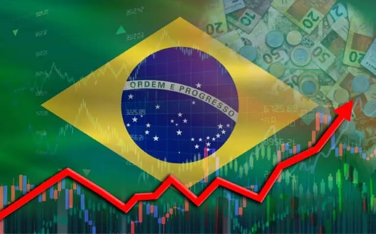 Economia gráfico financeiro