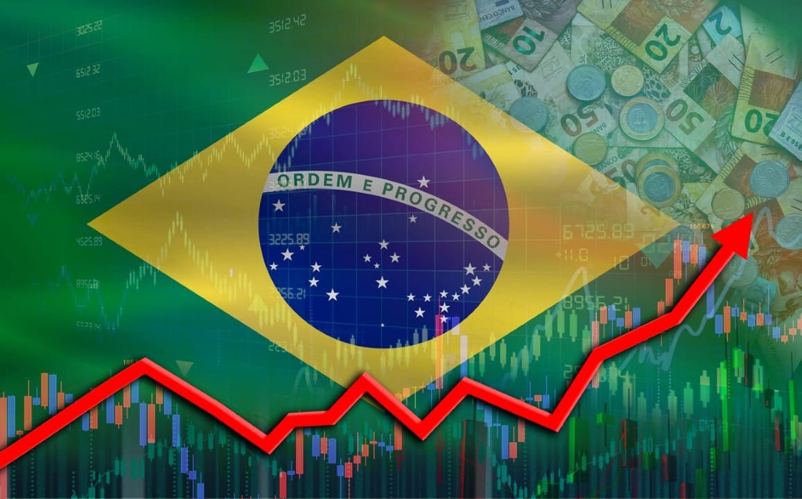 Economia gráfico financeiro