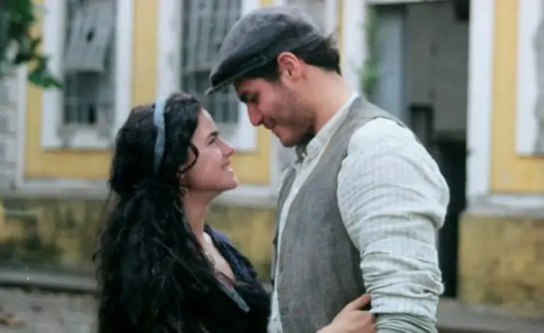 Giuliana e Matteo em 'Terra Nostra'