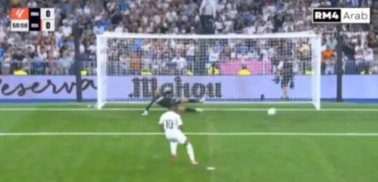 Golaço de penalti Real Madrid