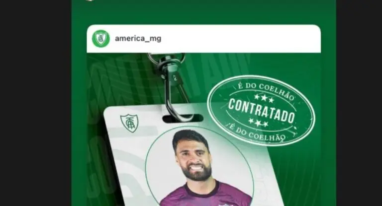 Goleiro Gustavo America mg