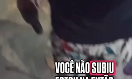 Homem armado dá tiro em entregador