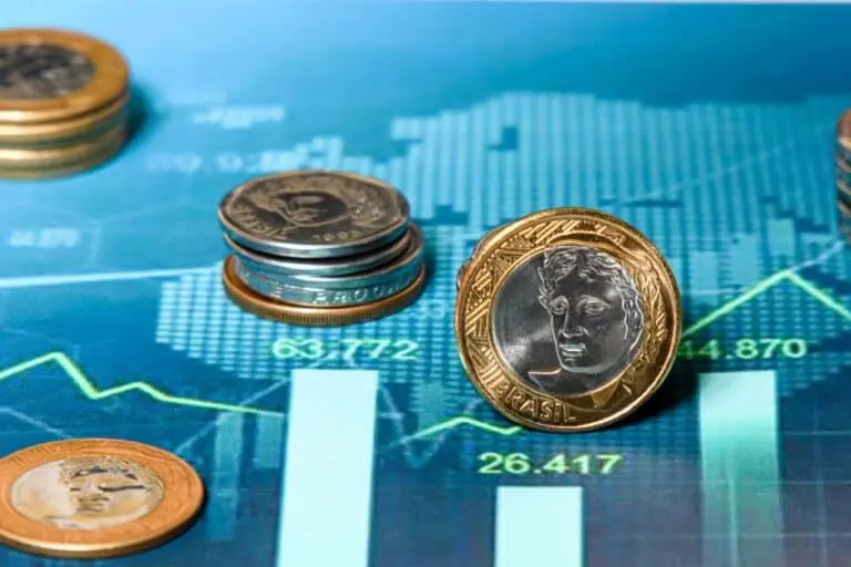 Ibovespa, moeda real, gráficos