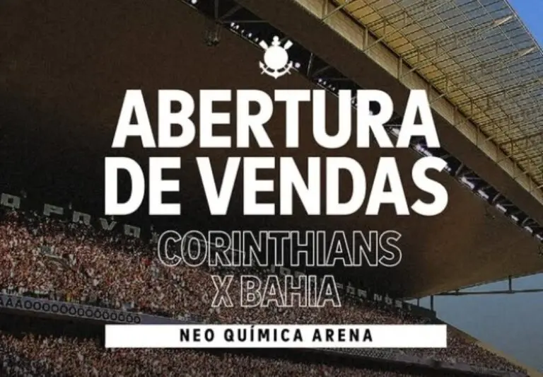 Ingressos Corinthians x Bahia