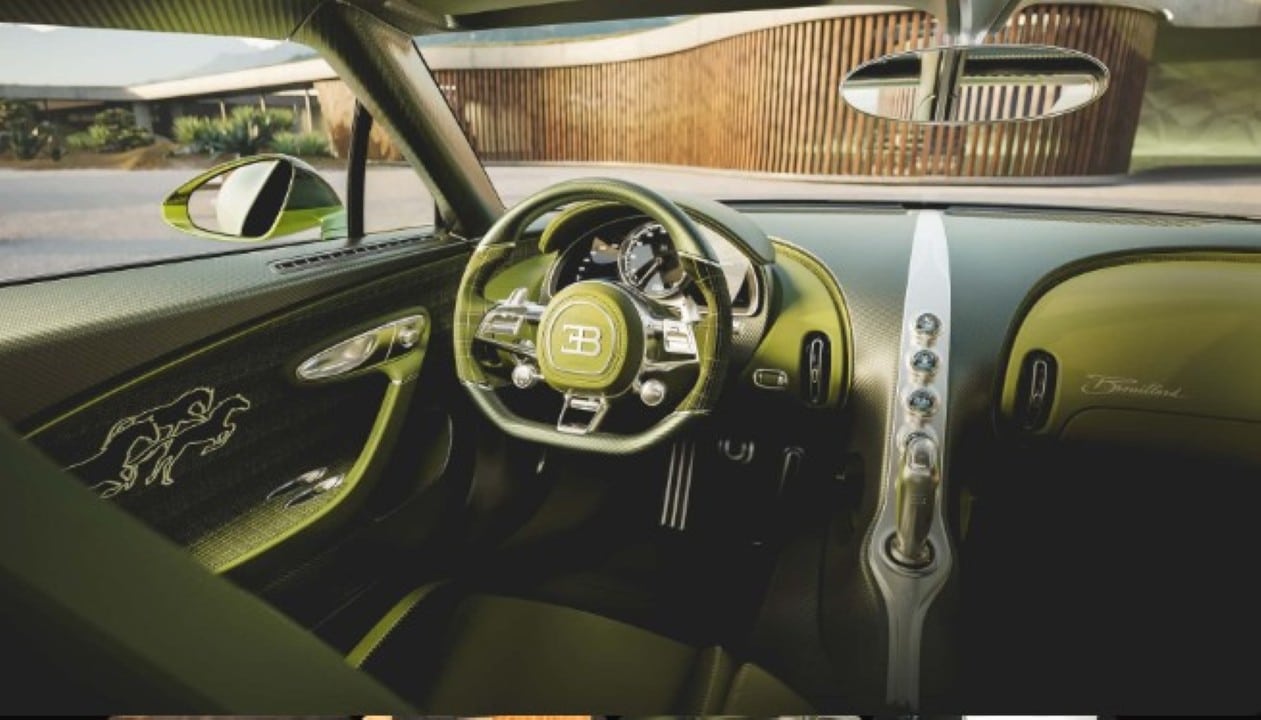 Interior do Bugatti Brouillard