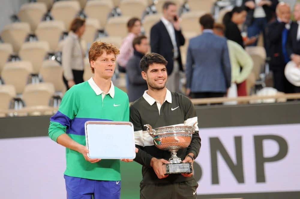 Jannik Sinner e Carlos Alcaraz