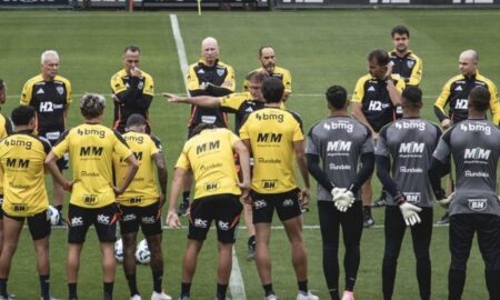 Jogadores do Atlético-MG