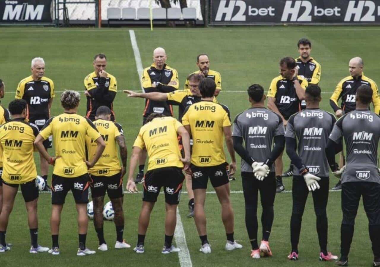 Jogadores do Atlético-MG