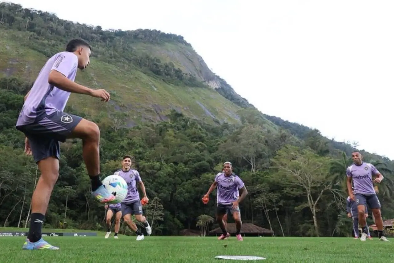 Jogadores do Botafogo