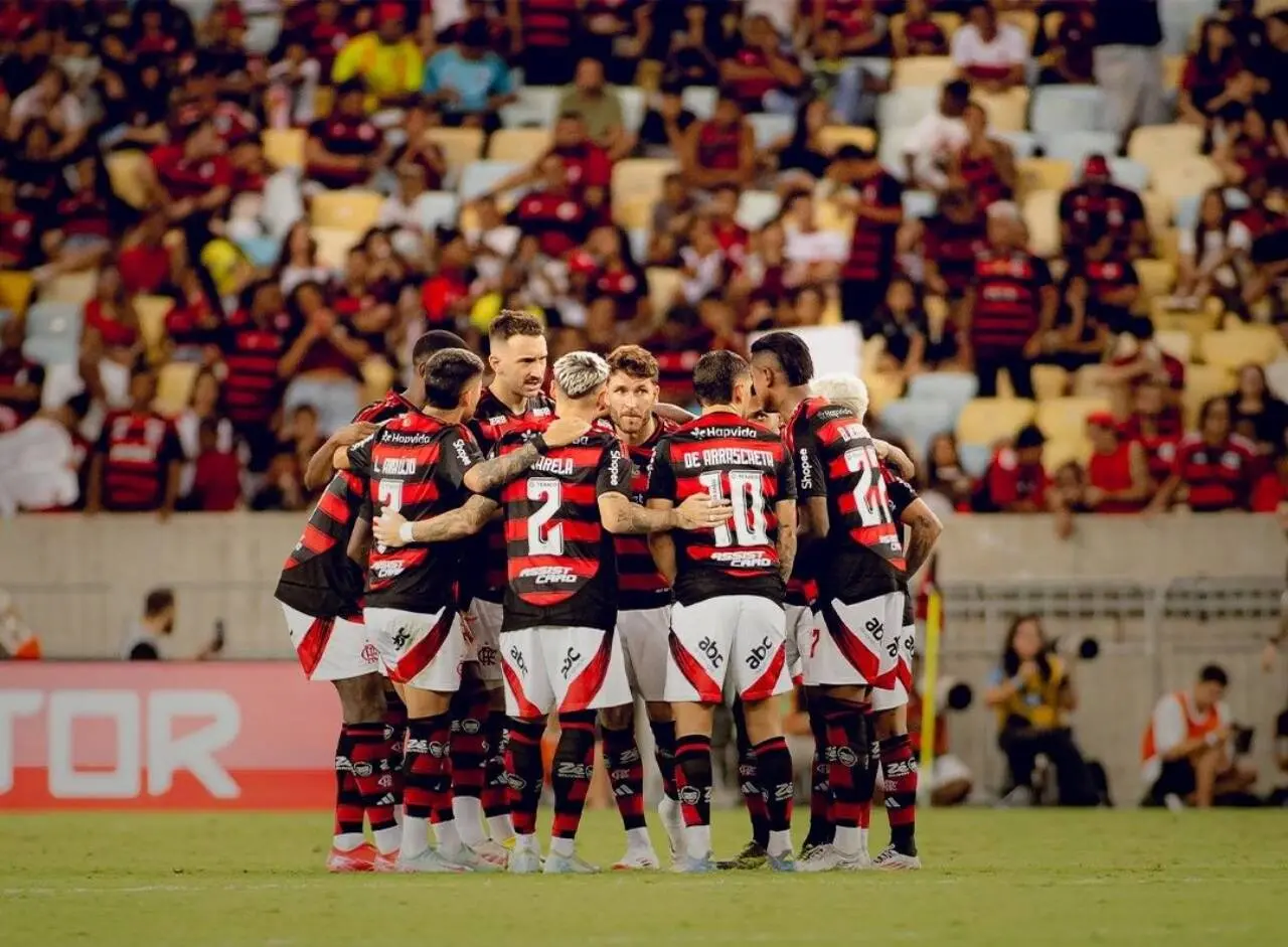 Jogadores do Flamengo