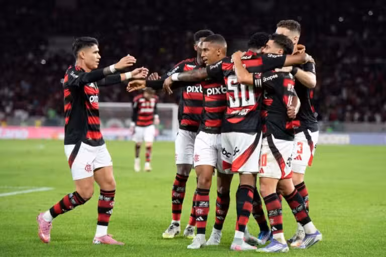Jogadores do Flamengo