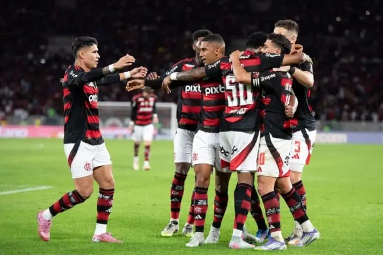 Jogadores do Flamengo