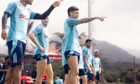 Jogadores do Flamengo
