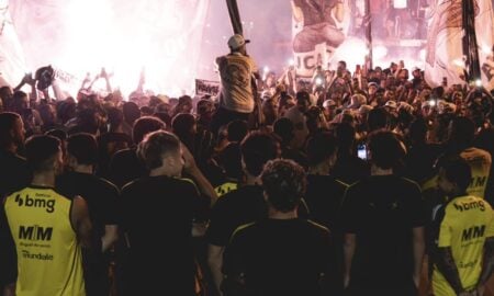 Jogadores e Torcida do Atlético-MG