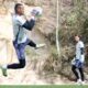 John e Neto em treino do Botafogo