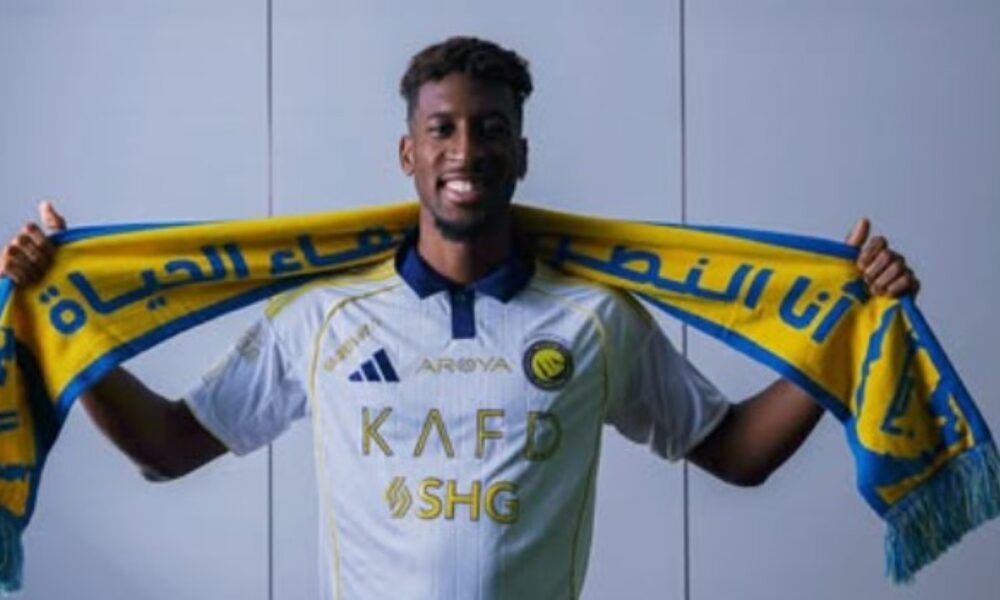 Kingsley Coman anota y amplía el marcador en el partido entre Al-NAssr x Damac en la Saudi Pro League