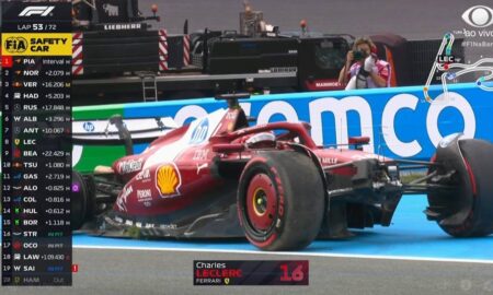 Leclec sofre acidente agora gp holanda