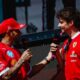 Lewis Hamilton e Charles Leclerc