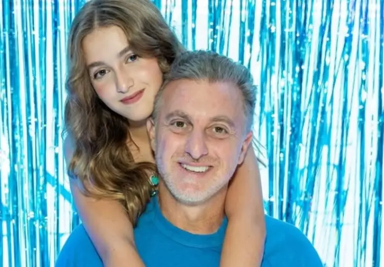 Luciano Huck e sua filha Eva