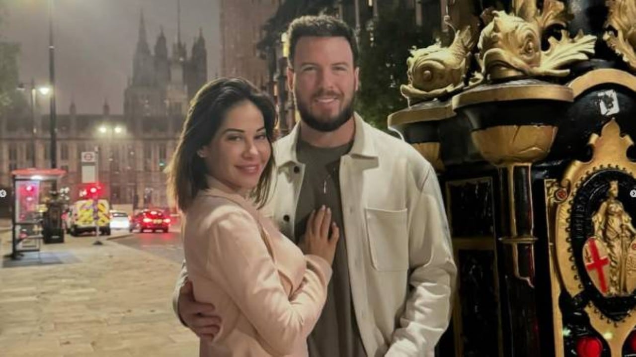 Maira Cardi e marido