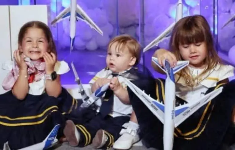 Maria Flor, José Leonardo e Maria Alice