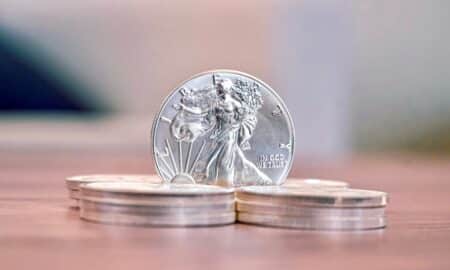Moedas americana de prata