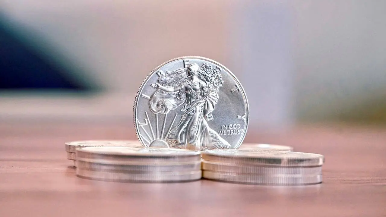 Moedas americana de prata