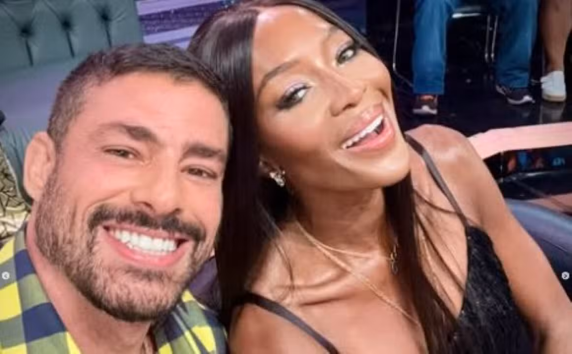 Naomi Campbell e Cauã Reymond
