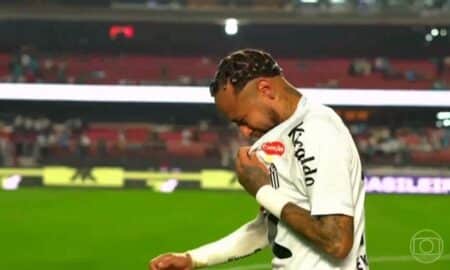 Neymar chora após derrota para o vasco