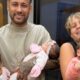 Neymar e filhos