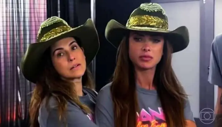 Nicole Bahls lamenta desempenho no Dança dos Famosos e é consolada por Fernanda Paes Leme