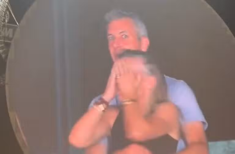 Andy Byron and Kristin Cabot caught at the Coldplay concert