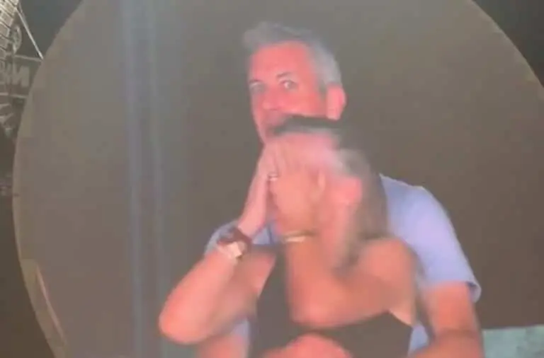 Andy Byron and Kristin Cabot caught at the Coldplay concert