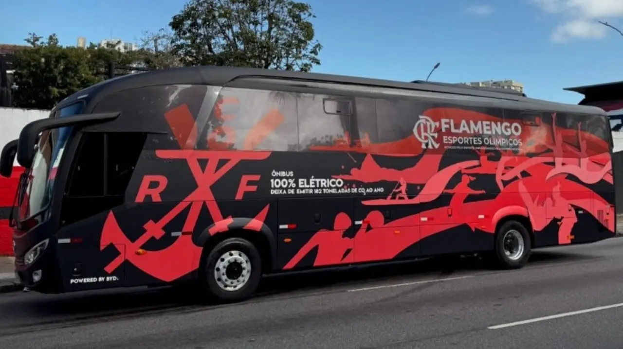 Onibus Flamengo BYD
