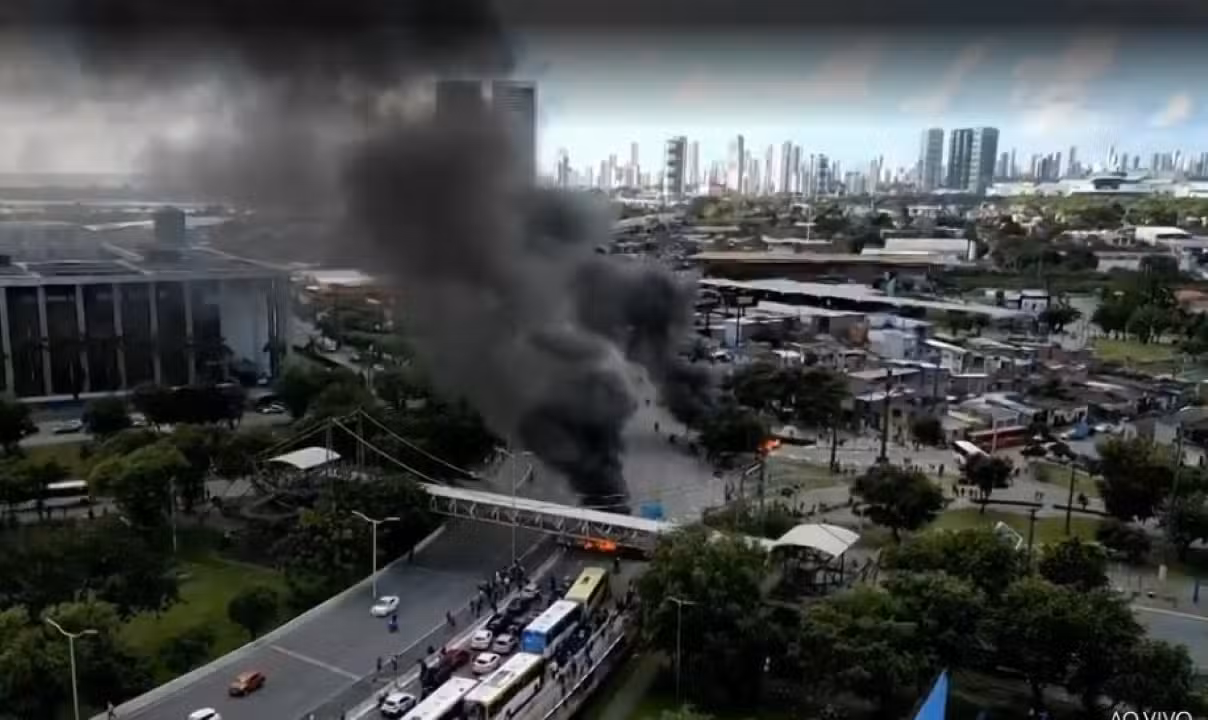 Protesto de carroceiros em Recife