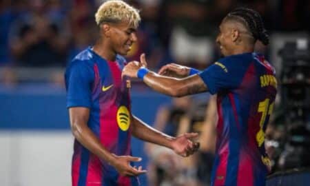 Raphinha e Lamine Yamal