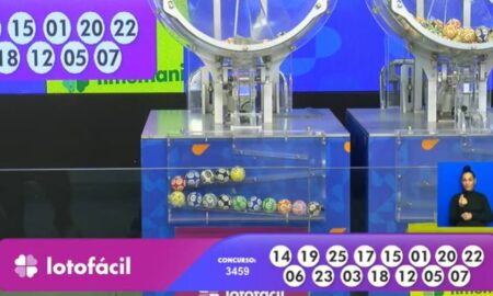Resultado Lotofácil 3459 com prêmio de R$ 1,8 milhão nas Loterias Caixa: 14 - 06 - 19 - 23 - 25 - 03 - 17 - 15 - 18 - 12 - 01 - 05 - 20 - 07 - 22