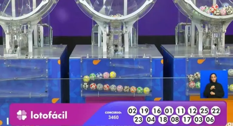 Resultado Lotofácil 3460
