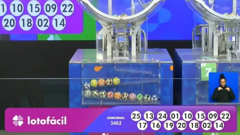 Resultado Lotofácil 3462