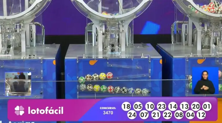 Resultado Lotofácil 3470
