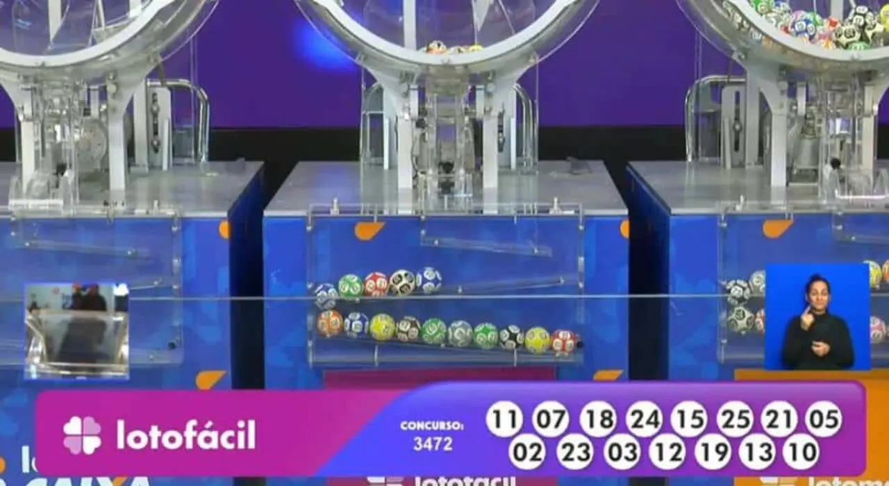 Resultado Lotofácil 3472