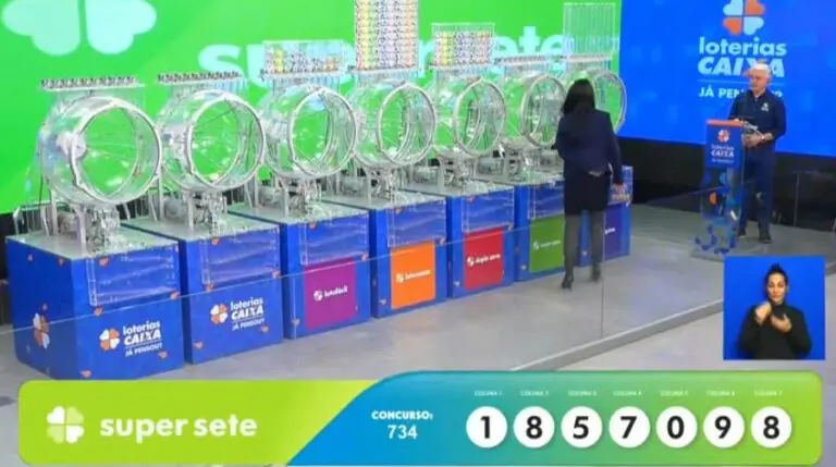 Resultado Super Sete 734